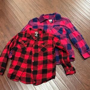 Girls plaid Shirts